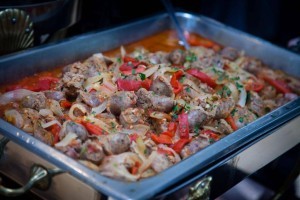 food on your wedding reception